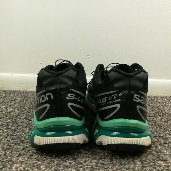 Salomon XT-6 Advanced S/LAB Black White Mint Leaf Teal Green sz 11.5 413170 - Picture 5 of 8
